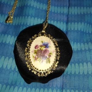 Vintage WHITING DAVIS  Beautiful Colorful Flower P